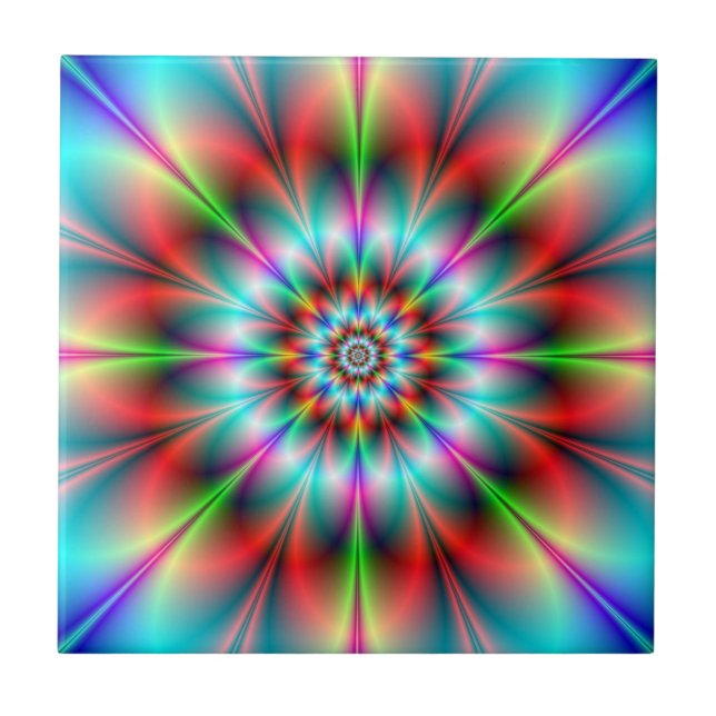 Baldosa de flor doble (Frente)