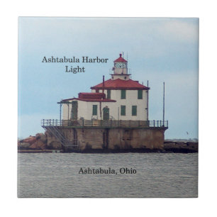 baldosa de la luz del puerto de Ashtabula