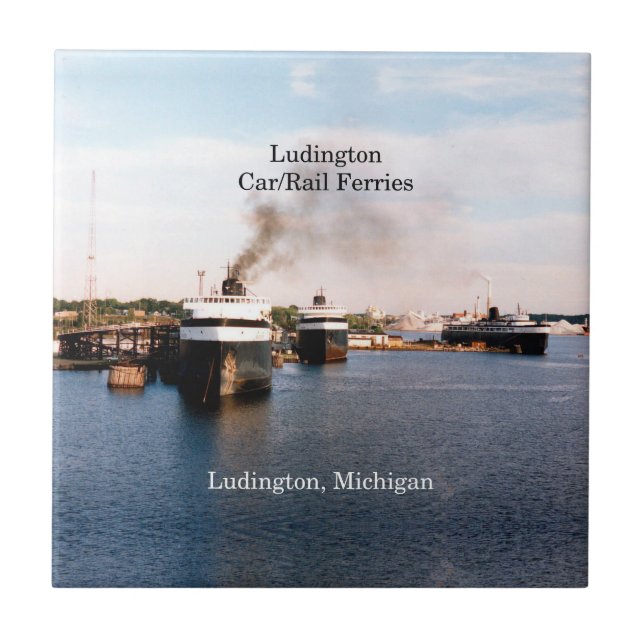 Baldosa de los ferries Ludington Car/Rail (Frente)