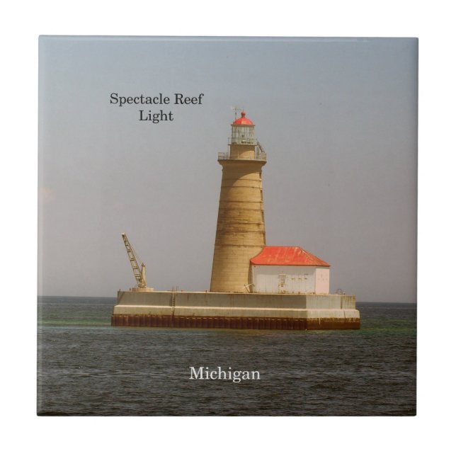 Baldosa de luz de arrecife de Spectacle (Frente)