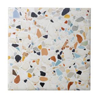 Baldosa de patrón de mármol Terrazzo Pastel