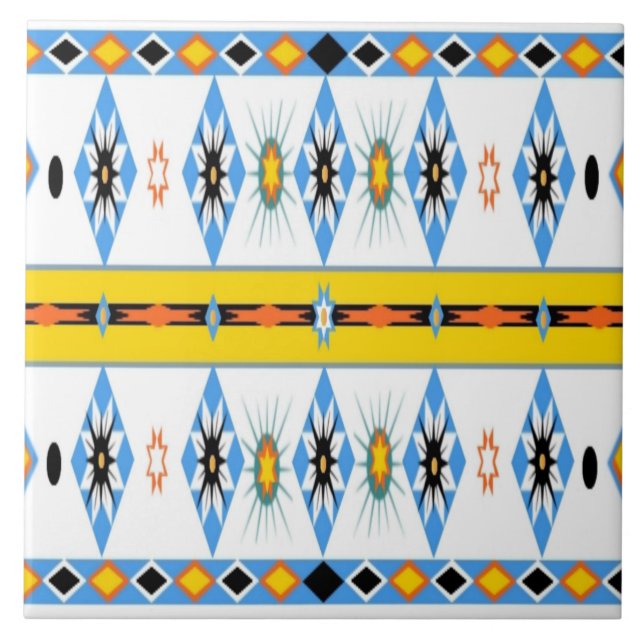 Baldosa de Shoshone nativo americano (Frente)