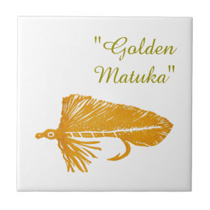 Baldosa de trucha motora "Golden Matuka".
