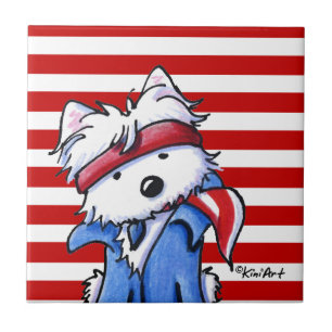 Baldosa de Westie Boss