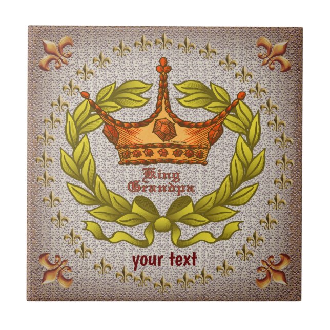 Baldosa del abuelo del rey (Frente)