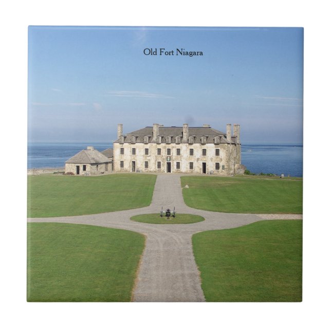 Baldosa del antiguo Fuerte Niagara Barracks (Frente)