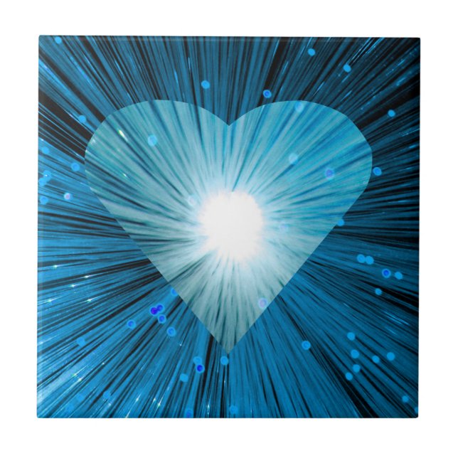 Baldosa del corazón azul (Frente)