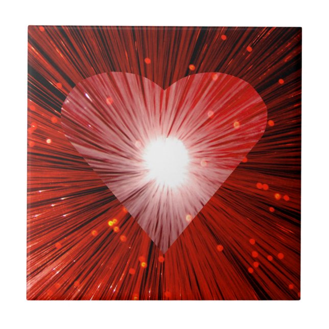 Baldosa del corazón rojo (Frente)