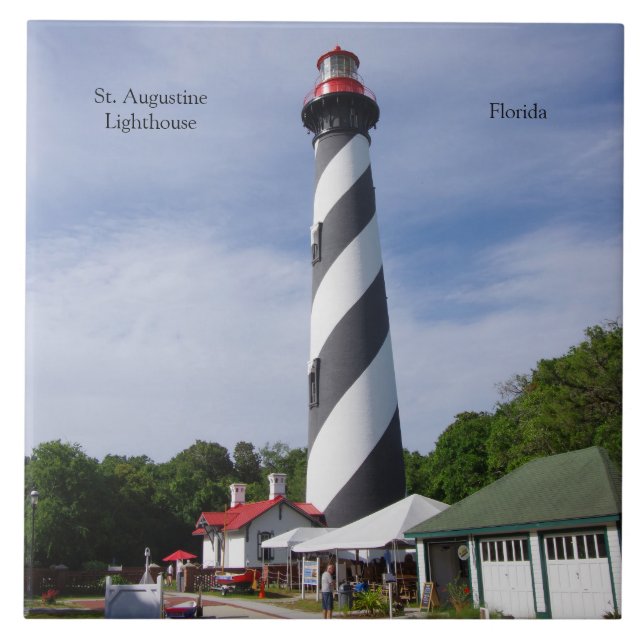 Baldosa del faro de San Agustín (Frente)