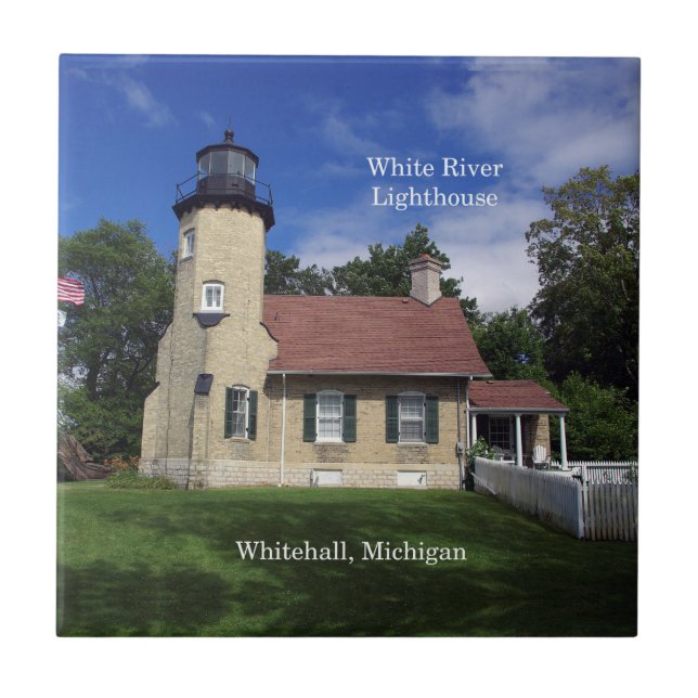 Baldosa del faro del río Blanco (Frente)