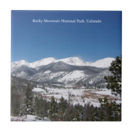 Baldosa del Parque Nacional de las Montañas Rocosa