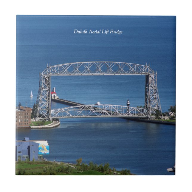Baldosa del puente de elevación aérea de Duluth (Frente)