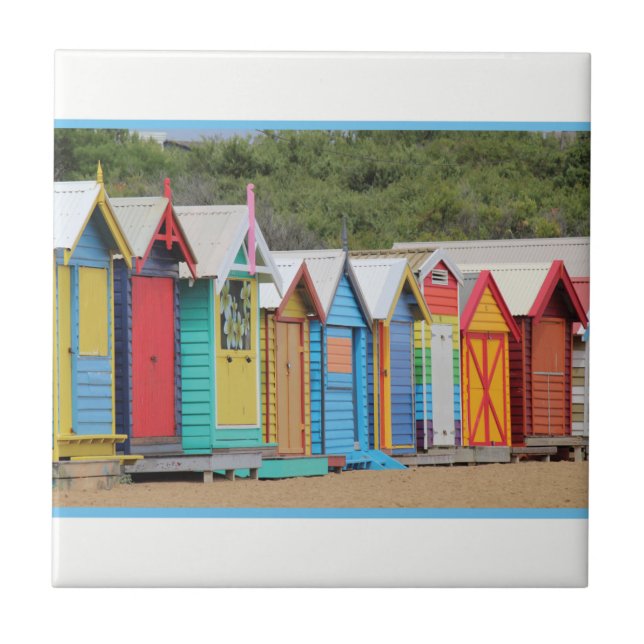 Baldosa diseñada con una caja de baño (Frente)