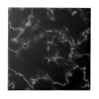 Baldosa efecto mármol negro