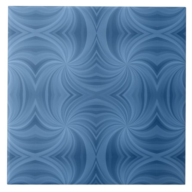 baldosa espiral azul (Frente)
