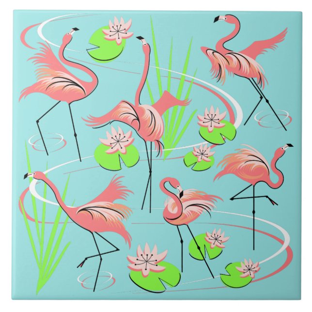 Baldosa Flamingo Fandango (Frente)
