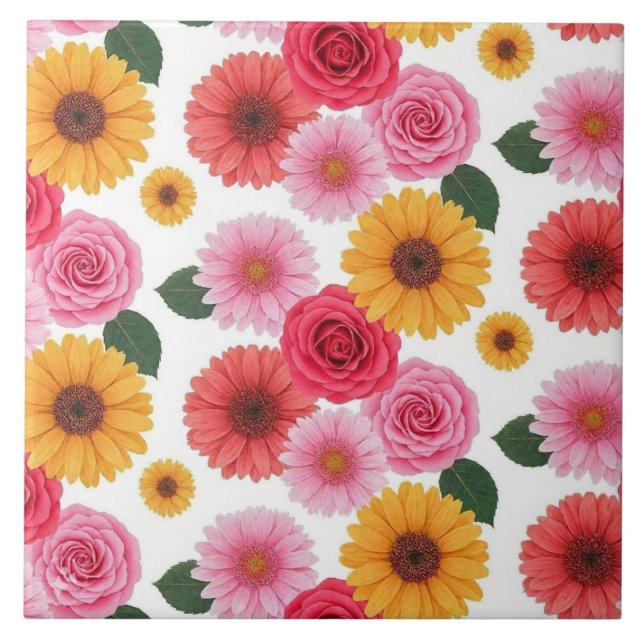 Baldosa floral (Frente)