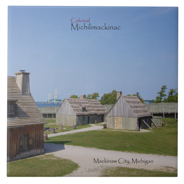 Baldosa michilimackinac colonial (Frente)