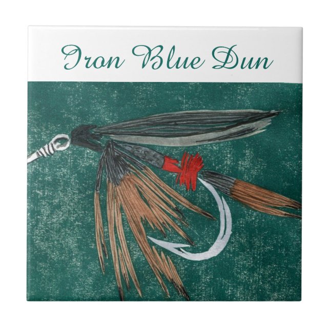 Baldosa mojada de "Hierro azul". (Frente)