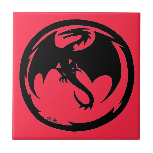 Baldosa pequeña de Black Dragon Coral (Frente)