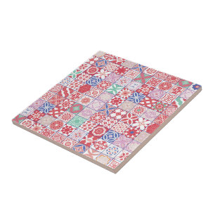 Baldosa roja marroquí