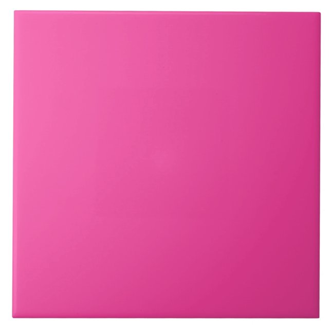 Baldosa Rosa Bonbon rosa caliente (Frente)