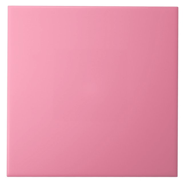 Baldosa rosa lisa y minimalista (Frente)