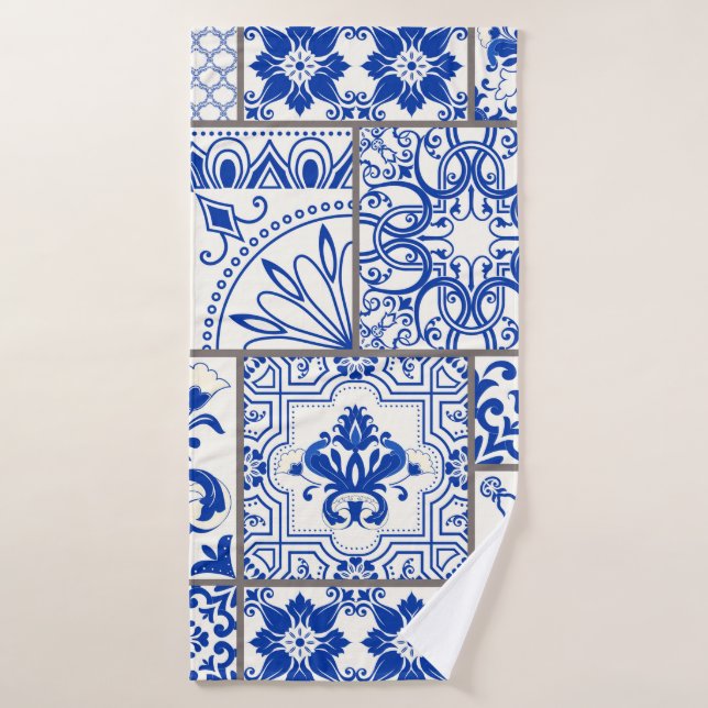 Baldosa sin foco con motivos victorianos. Mamáes (Toalla de baño)