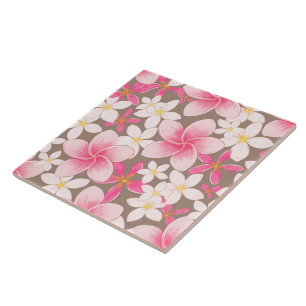 Baldosa sin foco - impresión tropical