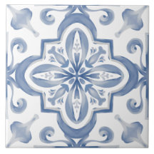 Baldosas azules,mosaico,majólica,