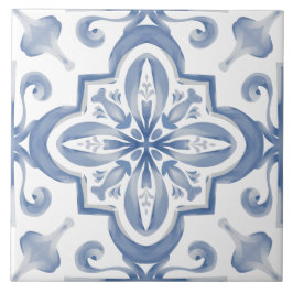 Baldosas azules,mosaico,majólica,