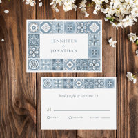 Baldosas azules y grises de España