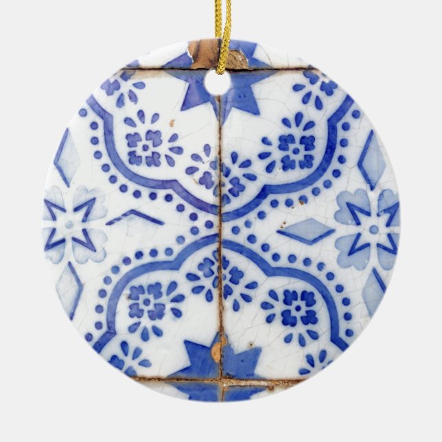 Baldosas, Baldosas Portuguesas Ornamento Cerámico (Frente)