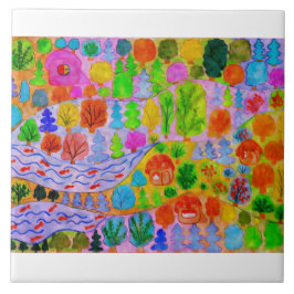 Baldosas cerámicas coloridas