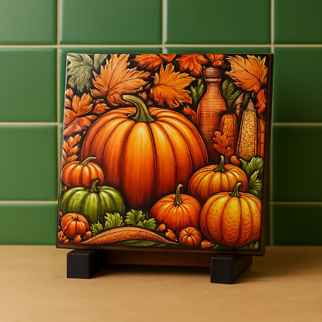 Baldosas Cerámicas de Calabazas de Temporada de Ot (Subido por el creador)