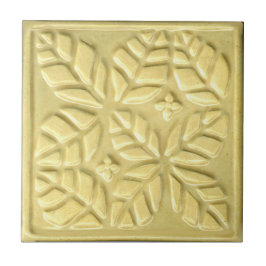 Baldosas cerámicas de hojas de Ovato estilizadas d