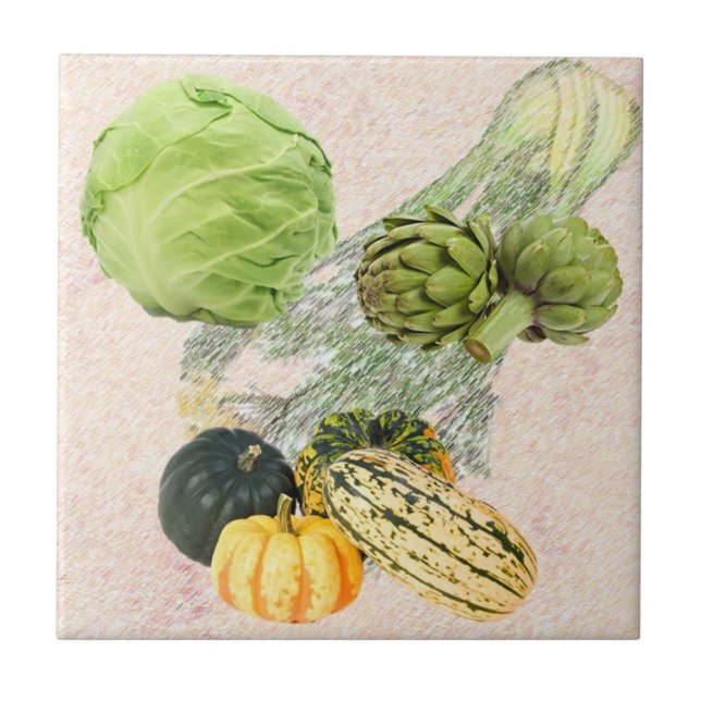 Baldosas cerámicas de la cocina (Frente)