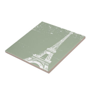 Baldosas cerámicas de la Torre Eiffel Sage