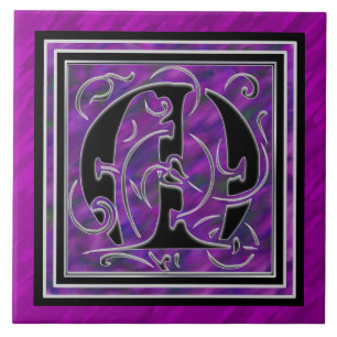 Baldosas cerámicas de las "aguas púrpuras" del