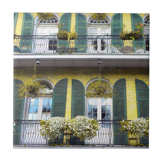 Baldosas cerámicas del barrio francés de New (Frente)