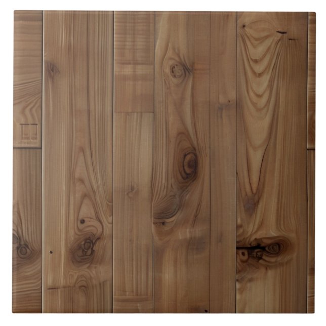 Baldosas cerámicas que parecen tablones de madera  (Frente)