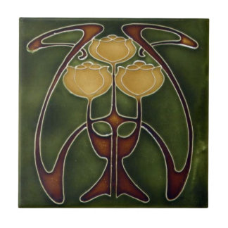 Baldosas cerámicas - Reproducción Art Nouveau de T