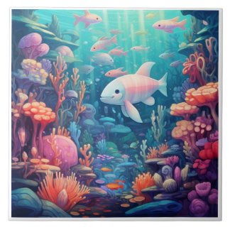 Baldosas cerámicas submarinas