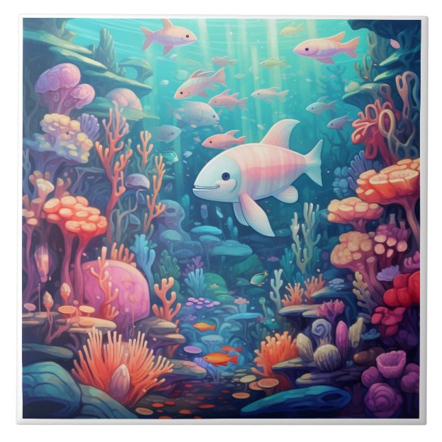 Baldosas cerámicas submarinas (Frente)