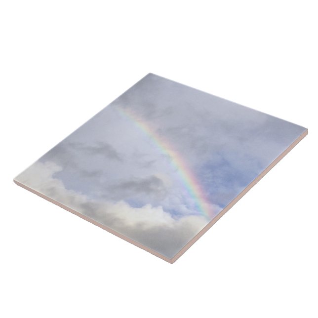 BALDOSAS CERAMICAS/TRIVET, "LLUVIA EN LAS NUBES" (Lado)