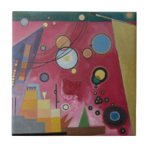 BALDOSAS CERAMICAS : WASSILY KANDINSKY : PESADO RO