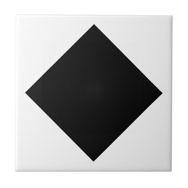Baldosas clásicas de cerámica blanca y negra (eleg (Frente)