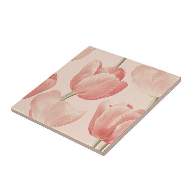 Baldosas Clásicas De Cerámica De Tulipano Para El  (Lado)