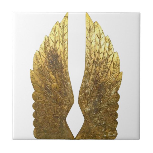 Baldosas contra salpicaduras Gold Angel Wings (Frente)
