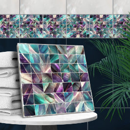 Baldosas cuadradas Mosaic Fluorite y perla